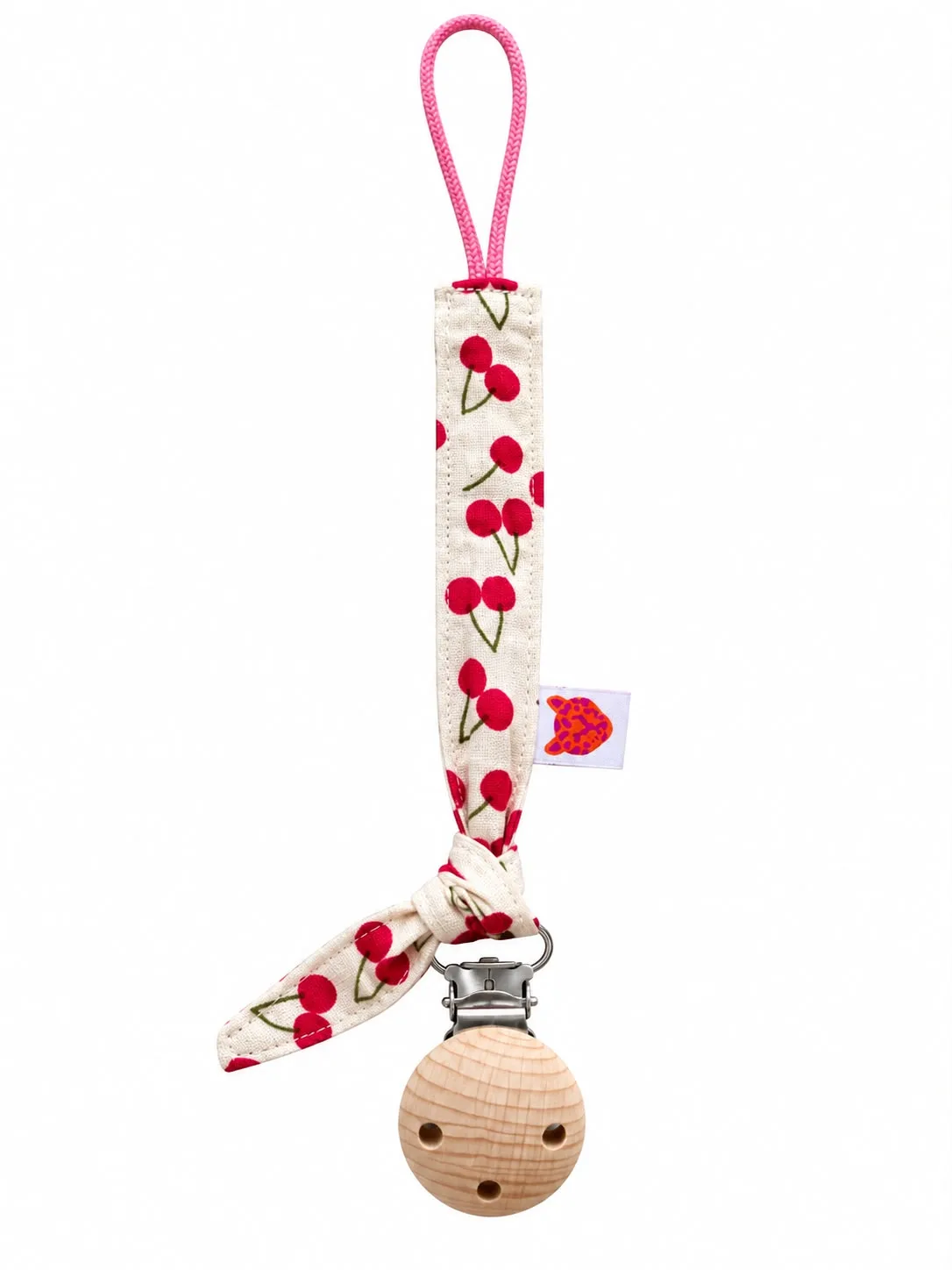 Speenkoord knoop kersjes — Speenkoorden en speenknuffels — Colori Ribelle