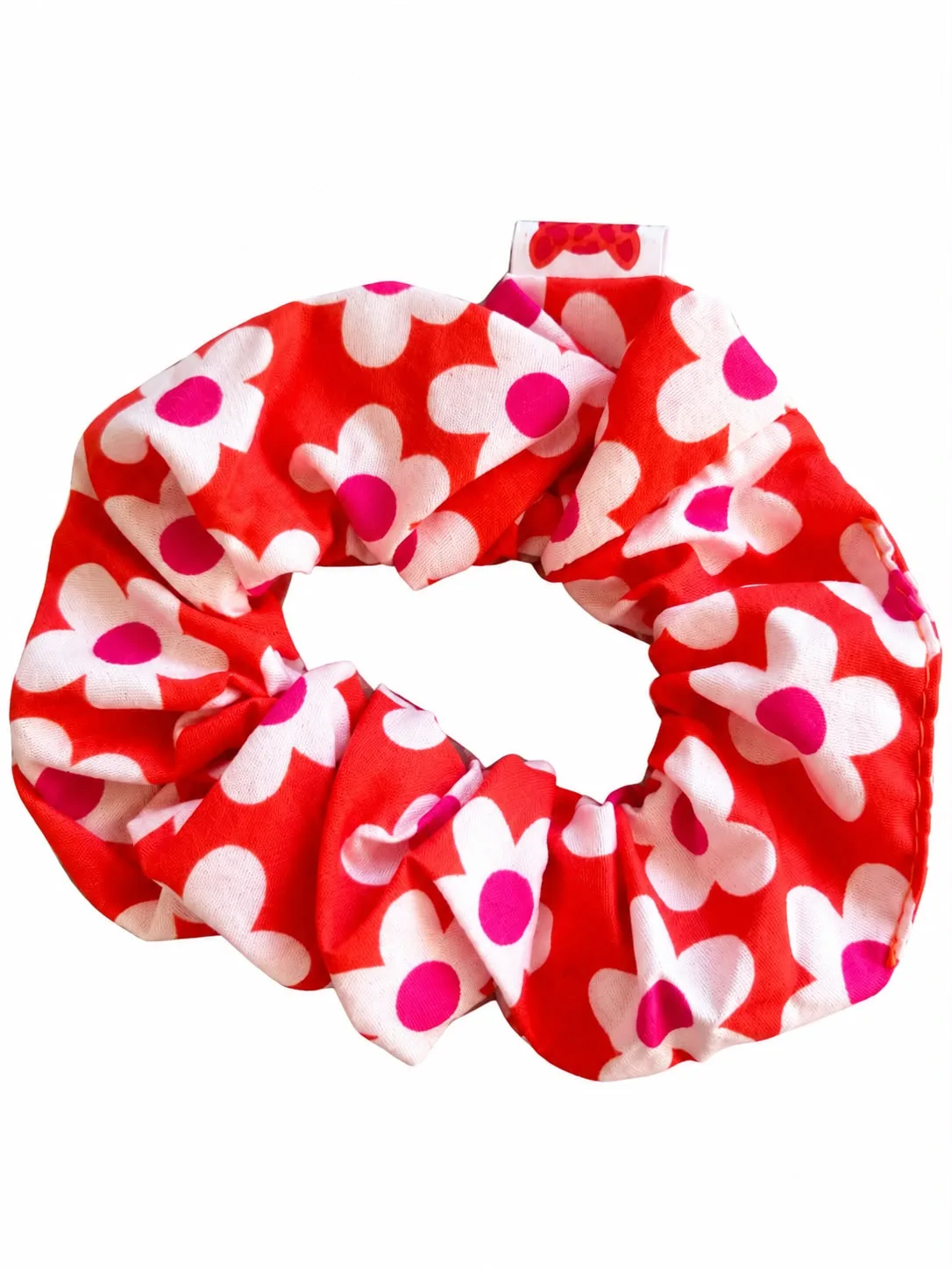 Scrunchie orange flower — Scrunchies — Colori Ribelle
