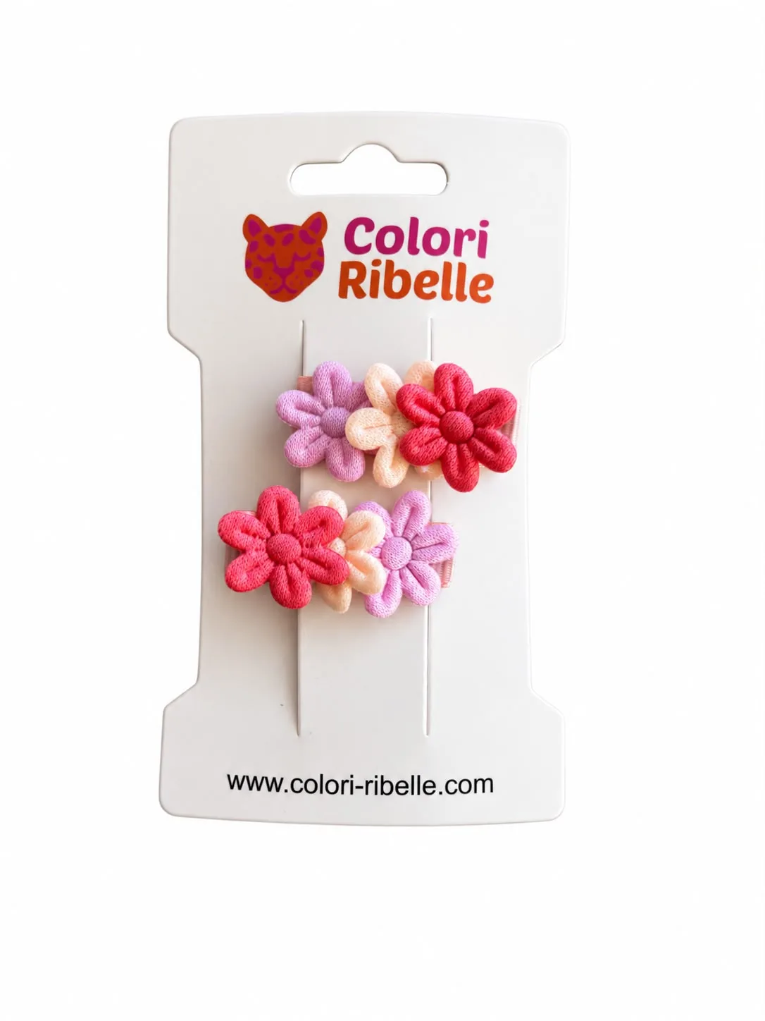 Babyspeldjes roze bloemen — Haaraccessoires — Colori Ribelle