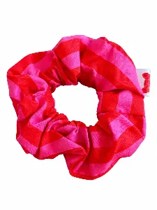 Scrunchie pink stripe