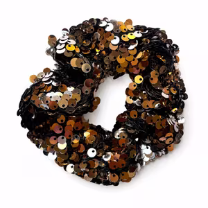 Scrunchie glitter champagne