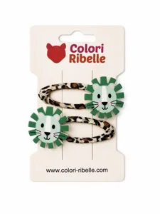 Haarspeldjes lion green