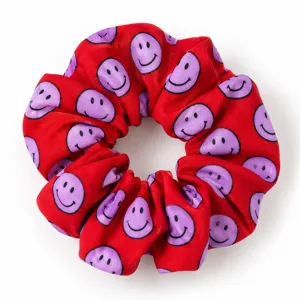 Scrunchie smiley rood (PRE-ORDER)