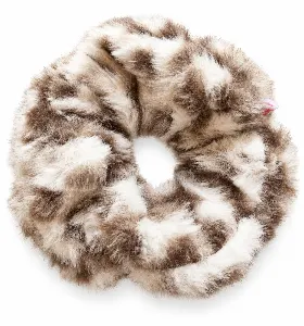 Scrunchie faux leopard